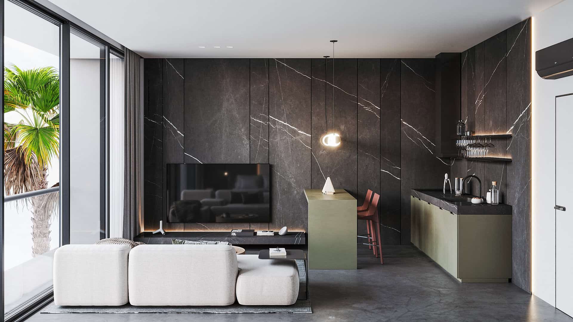 STUNNING 1 BEDROOM APARTMENT CLOSE TO BEACH FOR SALE LEASEHOLD IN CANGGU BE-1064 